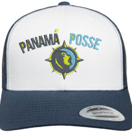 NAVYWHITENAVY PANAMA POSSE HAT