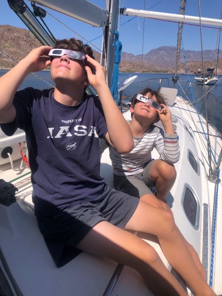 2024 WATCHING THE SOLAR ECLIPSE