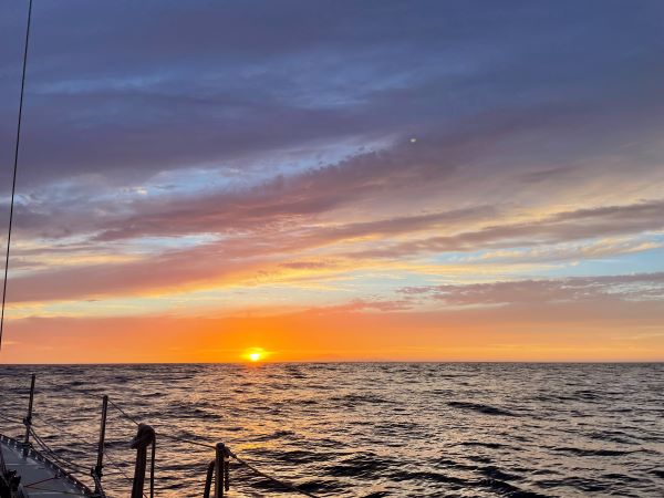 sunset off Magdalena Bay